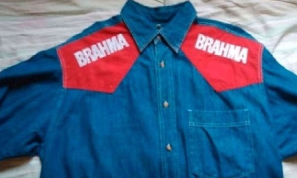 Camisa Jeans Brahma Rodeio. | Camisa Masculina Usado 72226503 | enjoei
