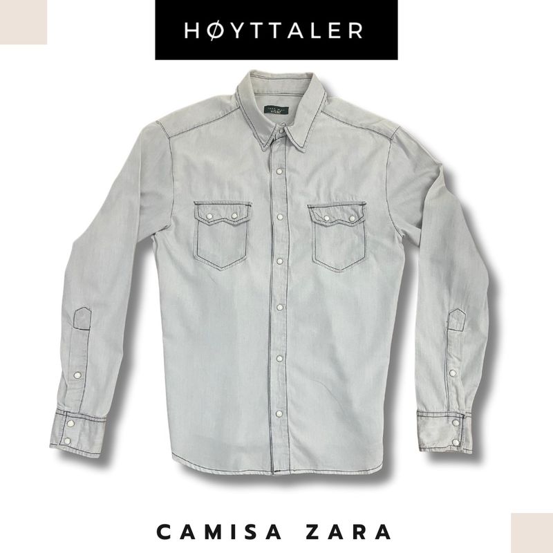 Camisa cowboy zara sale