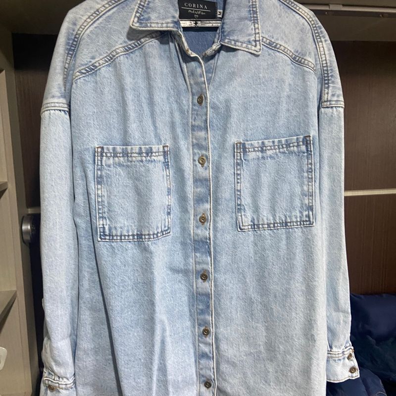 Camisa Jeans Corina | Corina Usado 100175039 | enjoei
