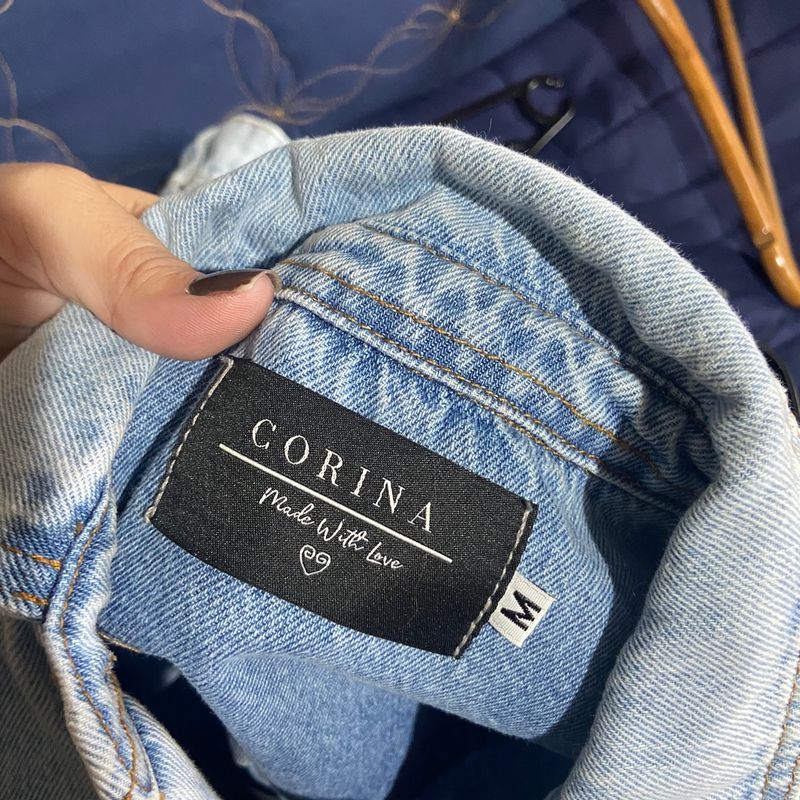 Camisa Jeans Corina | Corina Usado 100175039 | enjoei