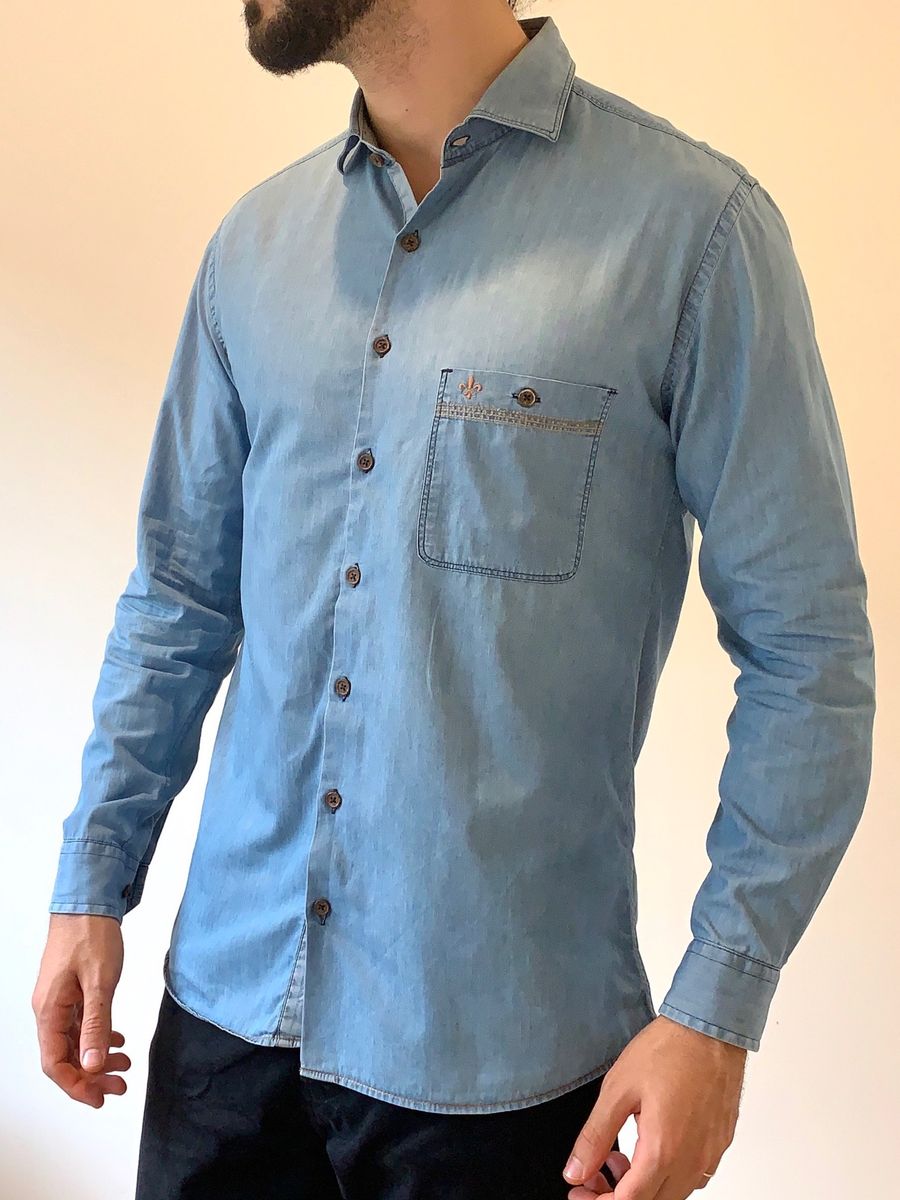 camisa jeans dudalina