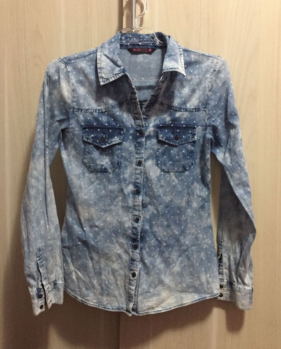 camisa estampada feminina renner