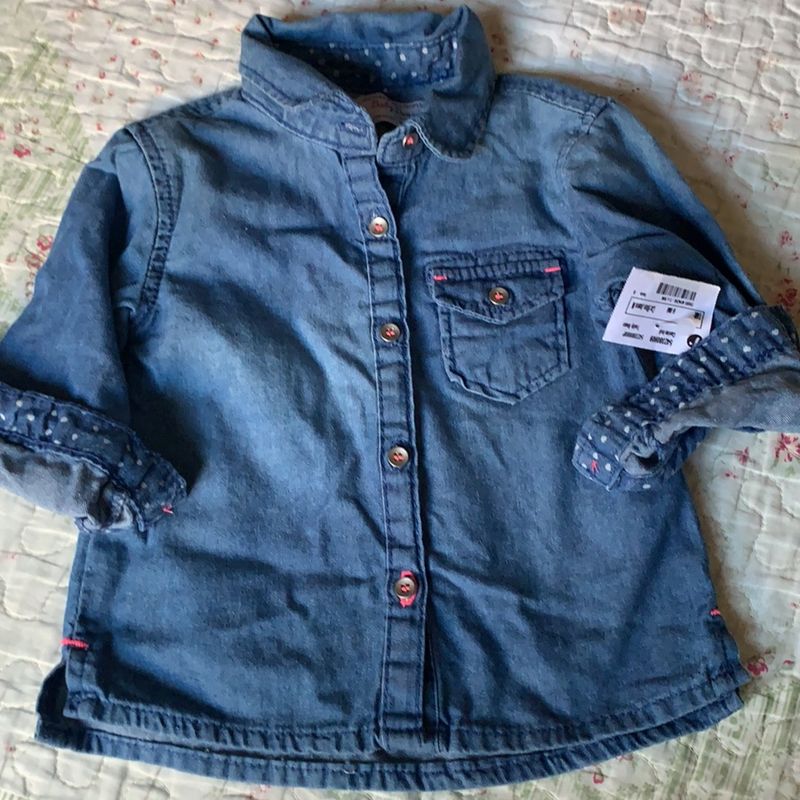 Camisa fashion jeans infantil renner