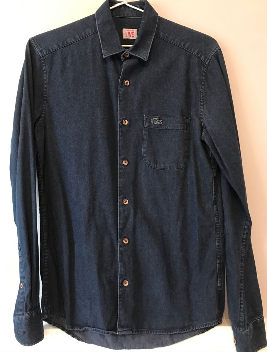 camisa jeans lacoste