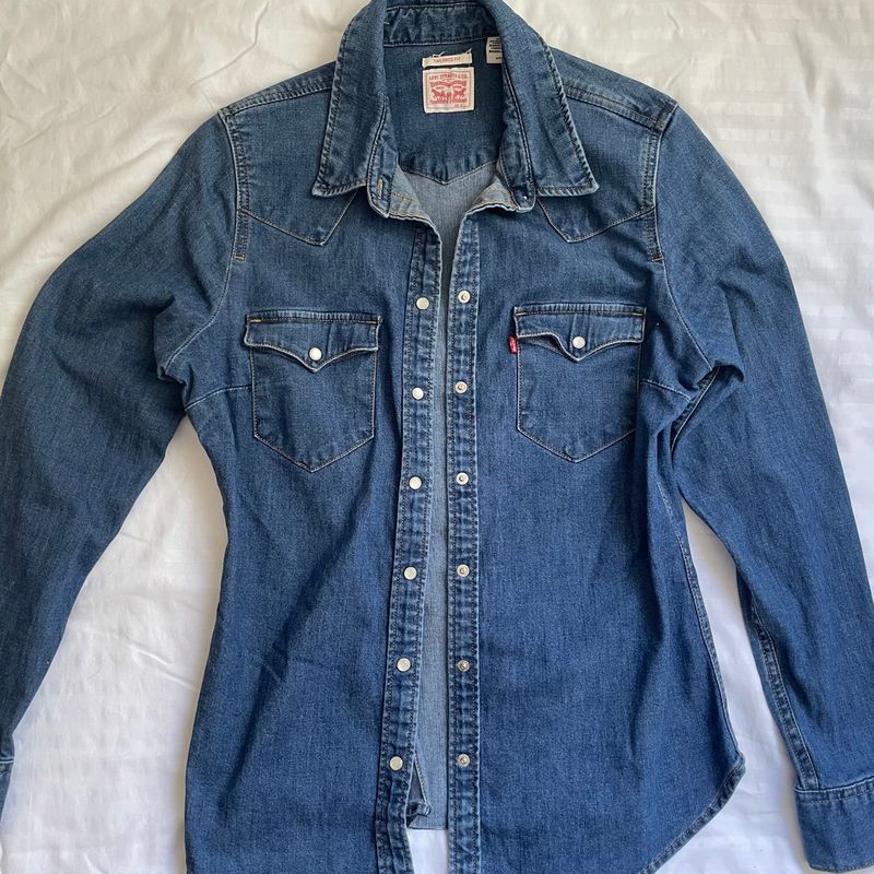 Levis camisa 2024 jeans feminina