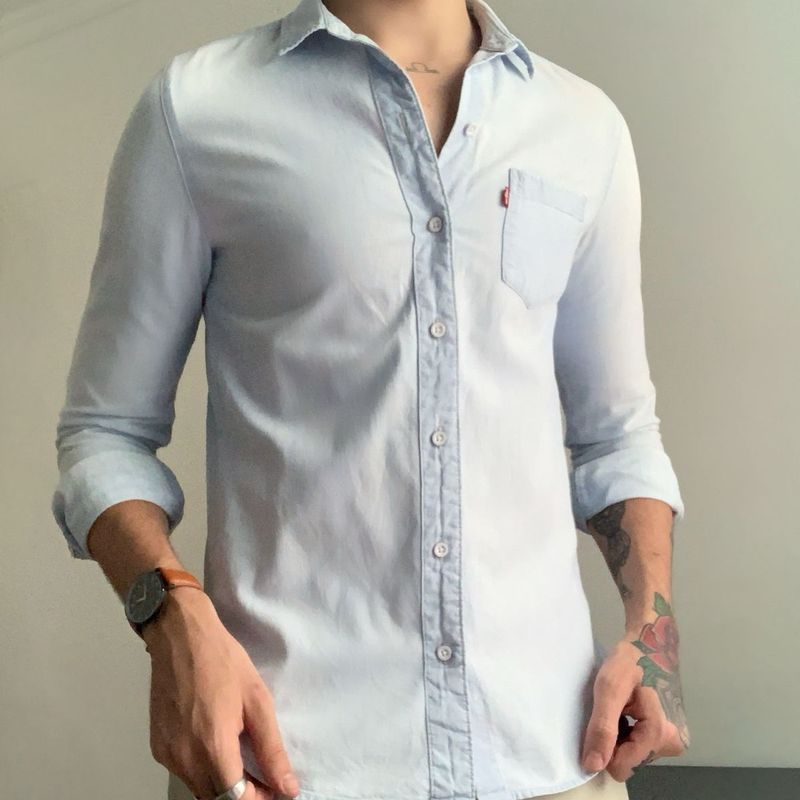 Camisa jean levis hot sale