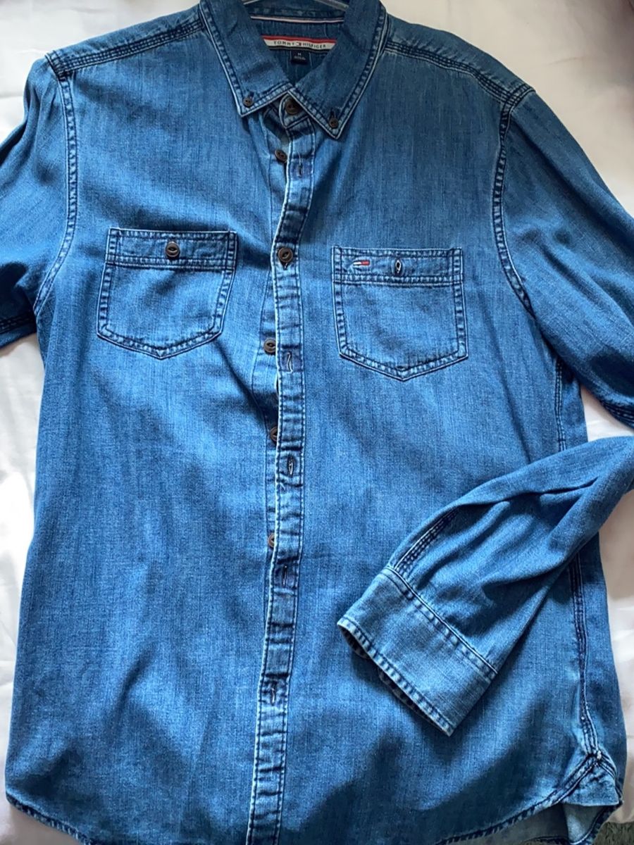 camisa jeans tommy