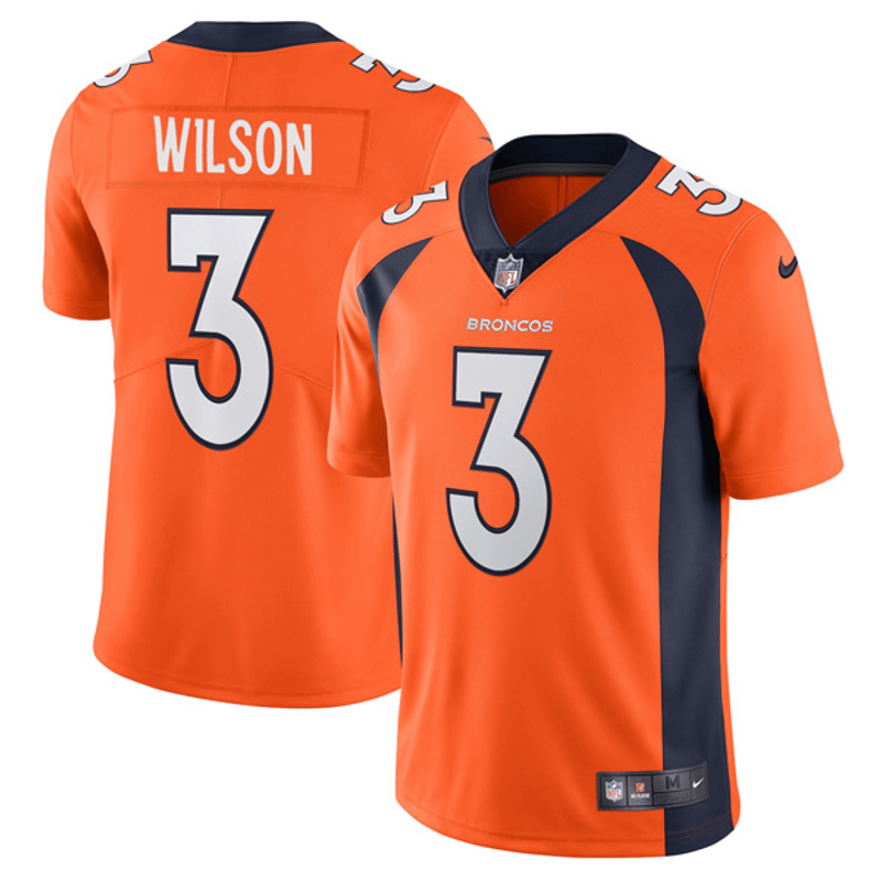 Camisa Jersey Futebol Americano Denver Broncos Russell Wilson #3