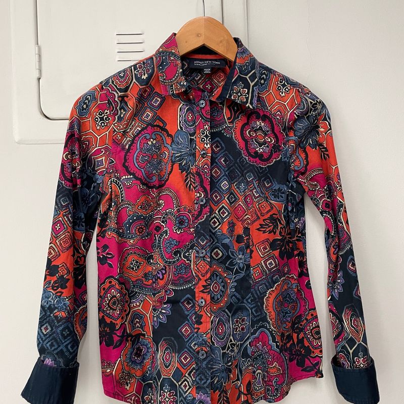 Camisa Jones New York Jones New York Usado 83466171 enjoei