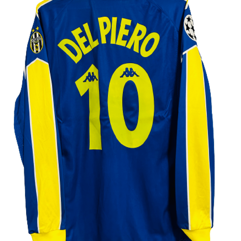 Camisa Juventus 1997/98 Del Piero #10 Uniforme 3 Manga Longa