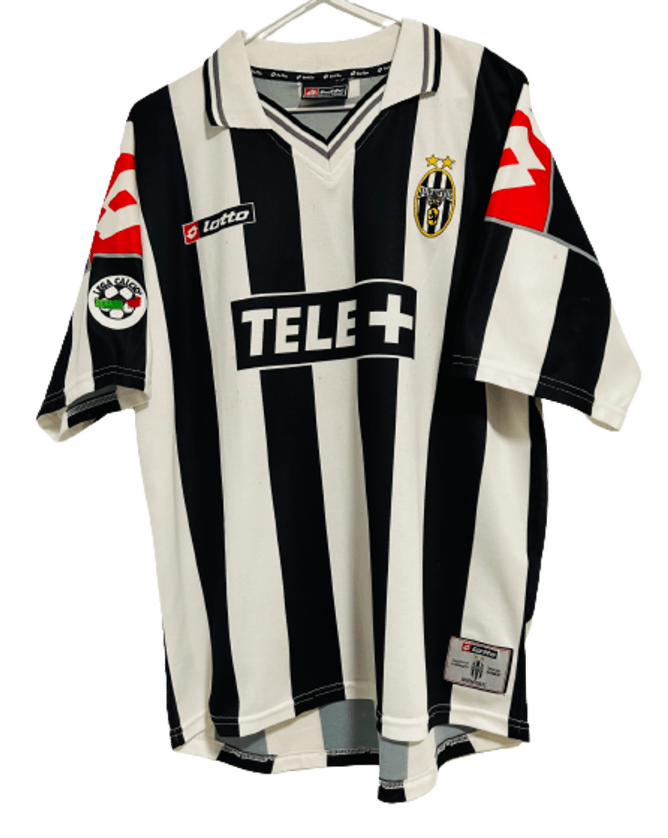 ウェア JUVENTUS DEL PIERO 10 Camisa Juventus 2001/02 Uniforme 2 Manga Longa Alessandro