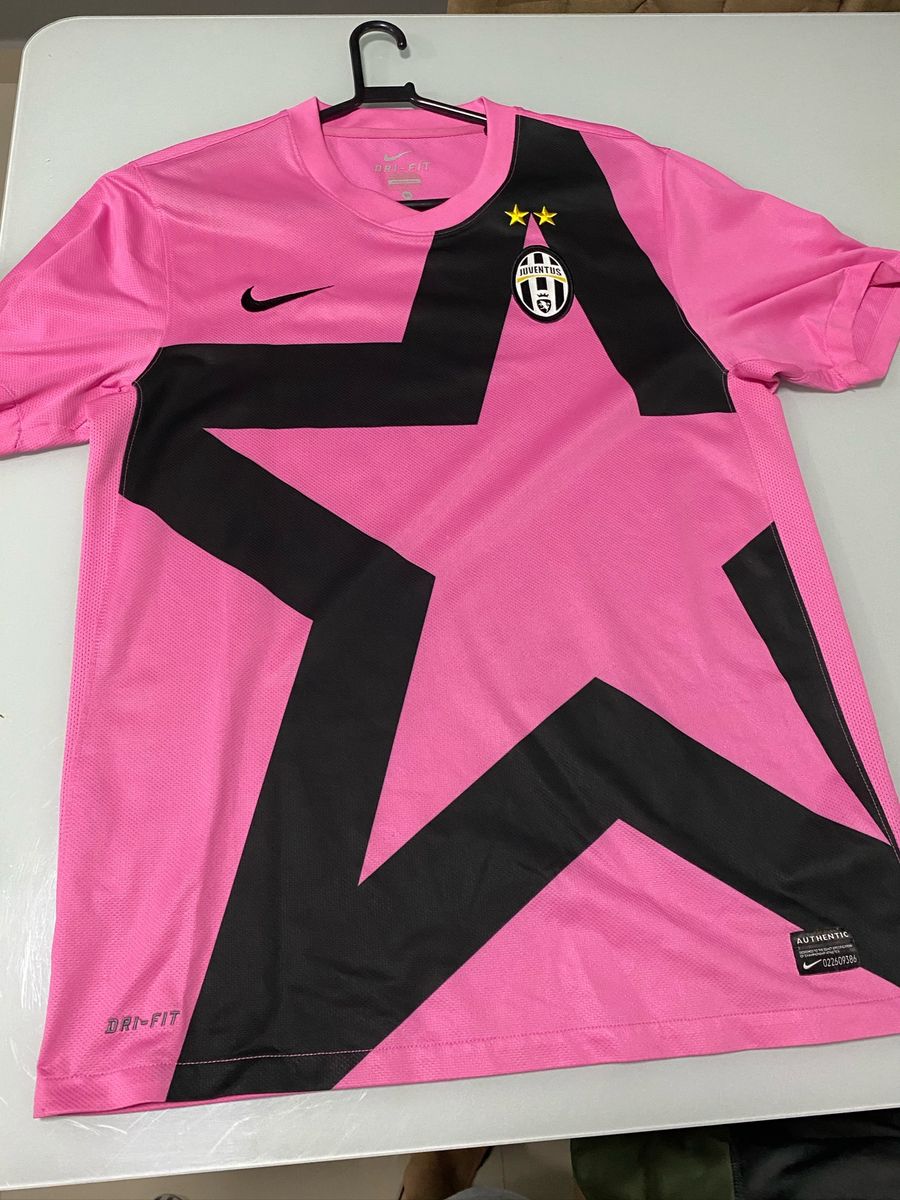 Camisa Juventus Away Ii 2011/2012 Nike Rosa e Preta Camisa Masculina Nike  Usado 48521487 enjoei