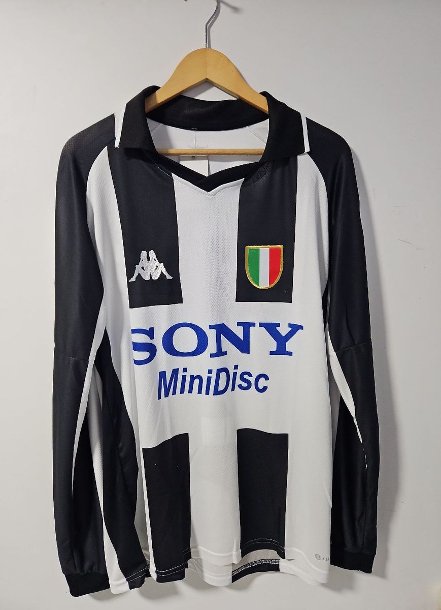 Camisa Juventus da Itália Zidane Retrô Manga Longa | Juve Nunca