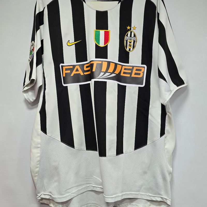 Camisa Juventus Home 03-04 Del Piero 10 Série a Oficial Importada