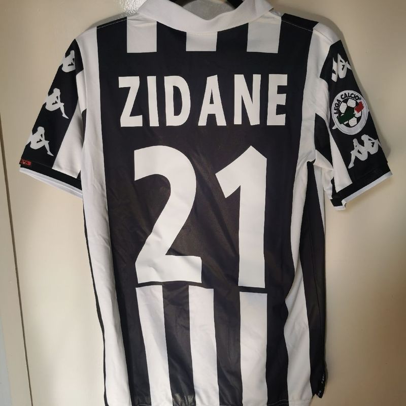 Camisa Kappa Juventus Zidane #21 | Camiseta Masculina Kappa Usado