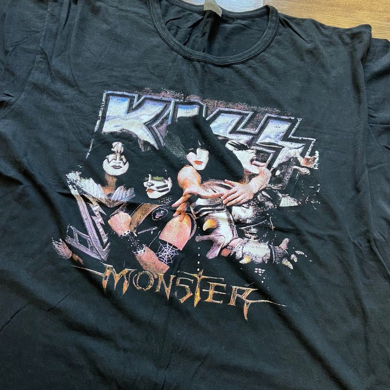 Camisa Kiss Monster Vintage | Kiss Usado 111970252 | enjoei