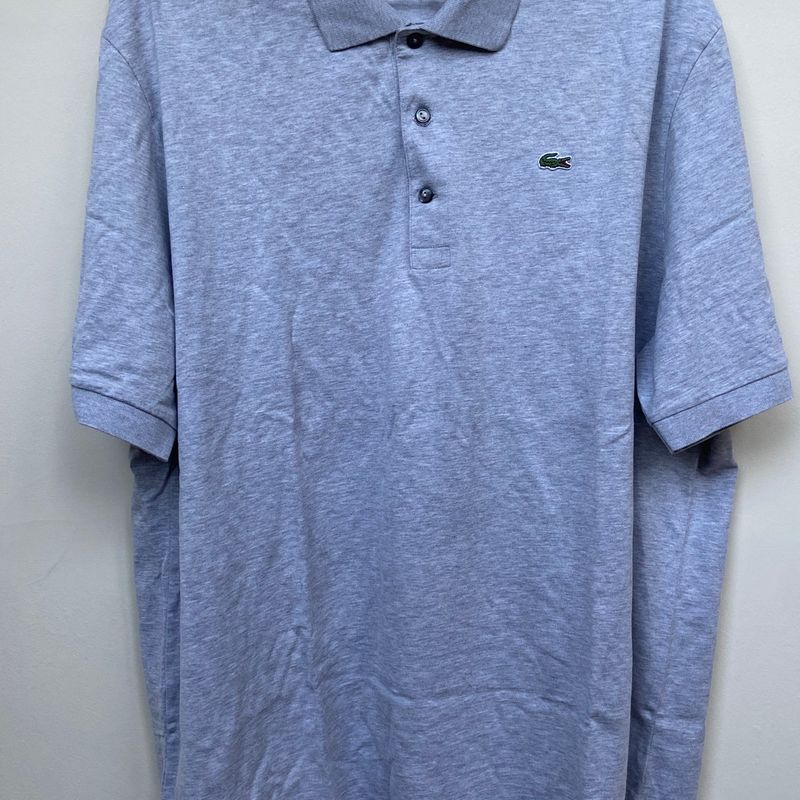 Camisa Lacoste Masculina Cinza Nova Rn 87651 Ca 16998 Camisa Masculina Lacoste Nunca Usado 86552084 enjoei