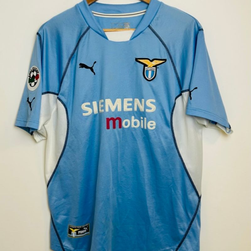 Camisa Lazio 2001/02 Uniforme 1 Diego Simeone #14 Serie a | Puma