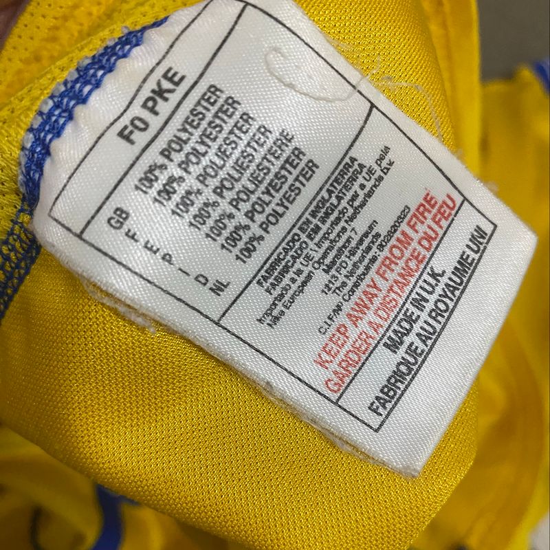 Leeds United Nike 長袖ポロシャツ ビンテージ Camisa Leeds United 2000-2001 Inglaterra Original Nike Retrô