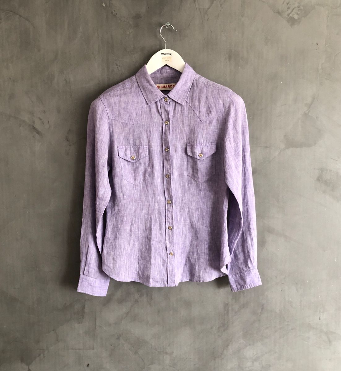 camisa de linho feminina richards