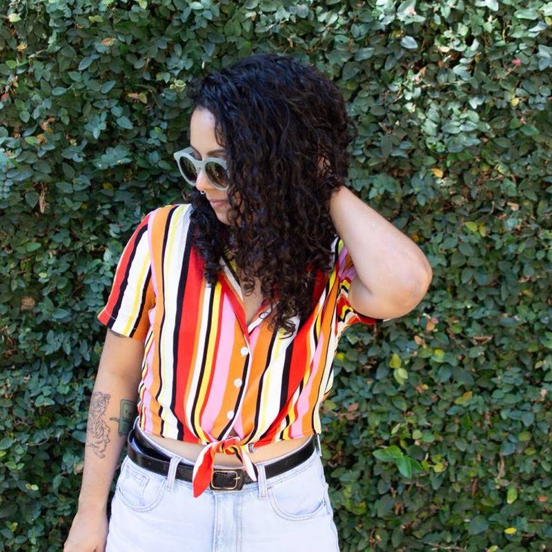 Camisa Listrada Colorida | Forever 21 Usado 96639905 | enjoei