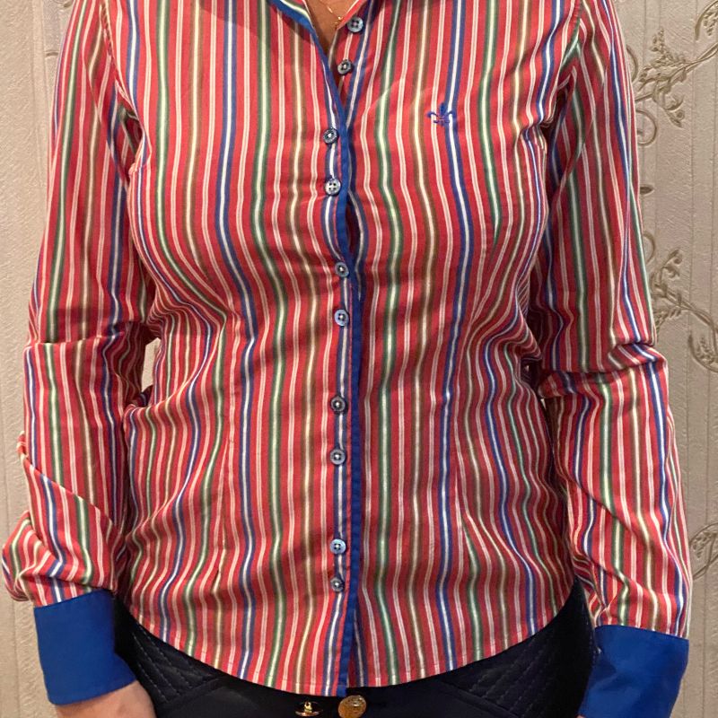 Camisa listrada best sale dudalina feminina