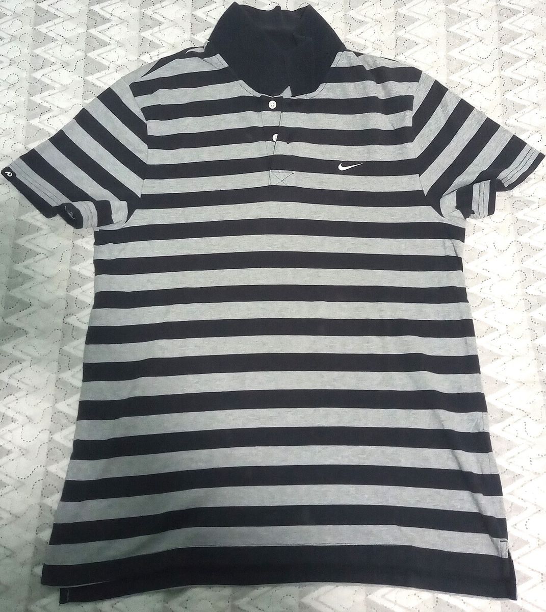 Camisa polo nike listrada fashion