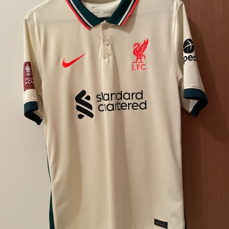 NIKE Liverpool FC 21-22アウェイユニフォーム Camisa Liverpool Away 21/22 | Nike Usado 107148388 | enjoei