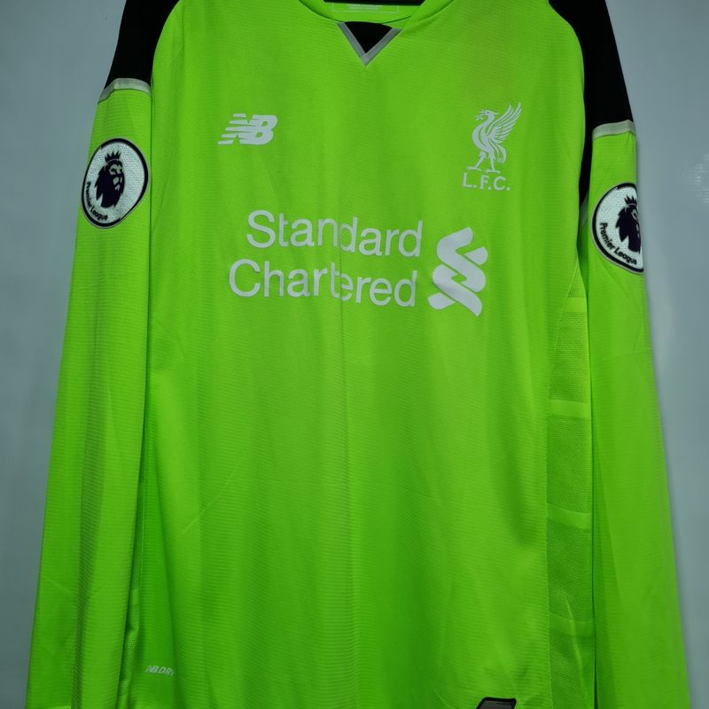 Camisa Liverpool Goleiro 16-17 Manga Longa G Mignolet 22 Camiseta  Masculina New Balance Nunca Usado 91735545 enjoei