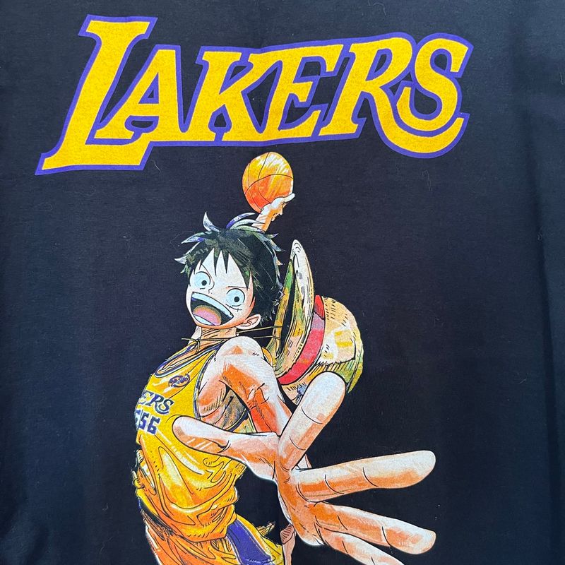 Camisa Los Angeles Lakers X One Piece | Lakers Nunca Usado