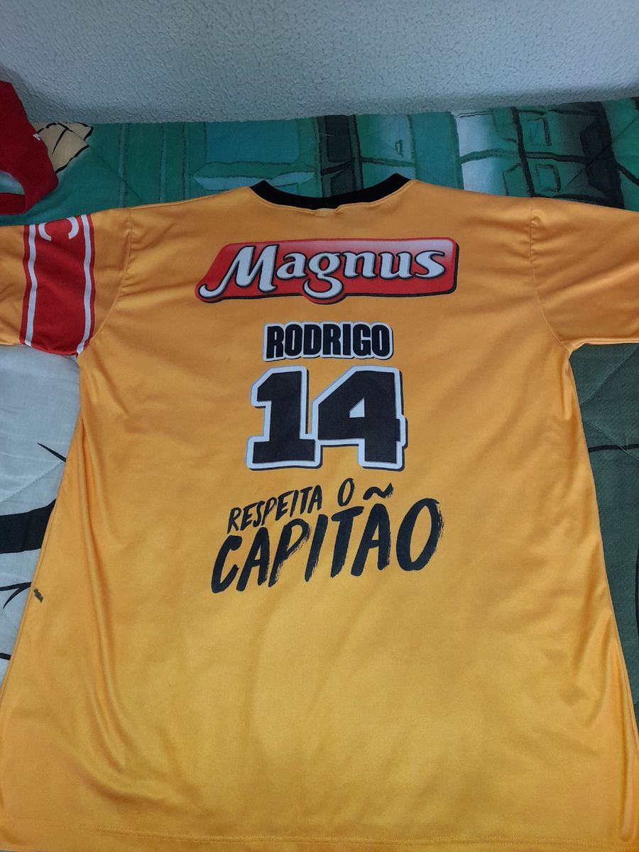 Camisa Magnus Autografada Pelo Time E Pelo Falc O Roupa Esportiva Masculino Magnus Nunca Usado