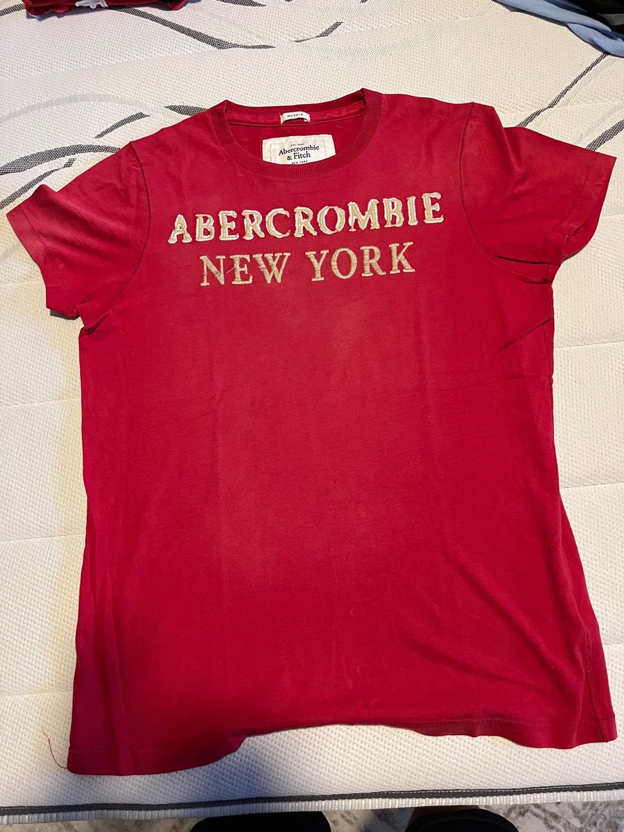 Camisa Malha Abercrombie Original - Tamanho M, Camiseta Masculina  Abercrombie & Fitch Usado 95434947