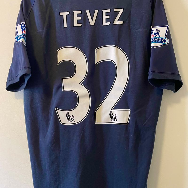 Camisa Manchester City 2010/11 Tevez #32 Uniforme 2 Original