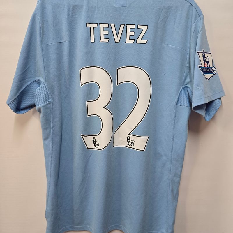 マンチェスター・シティ TEVEZ 32番 希少 Camisa Manchester City Home 09-10 Tevez 32 Premier League | Umbro
