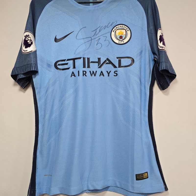 Camisa Manchester City Home 16-17 G.Jesus 33 Premier League