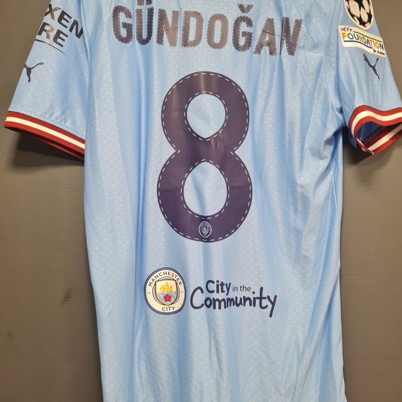 Camisa Manchester City Home 22-23 G Modelo Jogador Gundogan