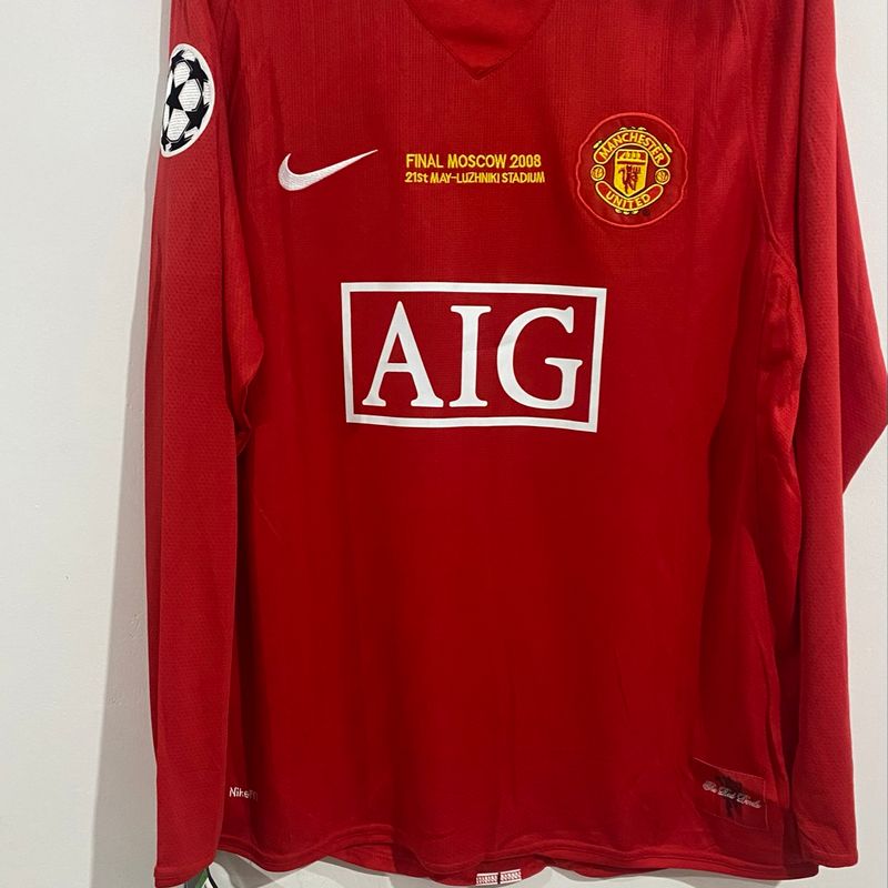 Camisa Manchester United 2008/09 | Manchester United/Nike Nunca