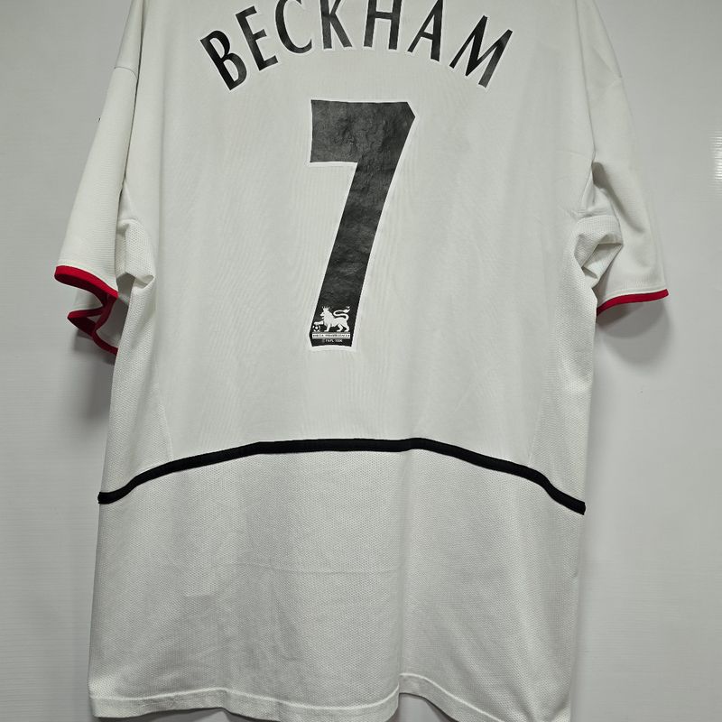 Camisa Manchester United Away 02-03 Beckham 7 Premier League