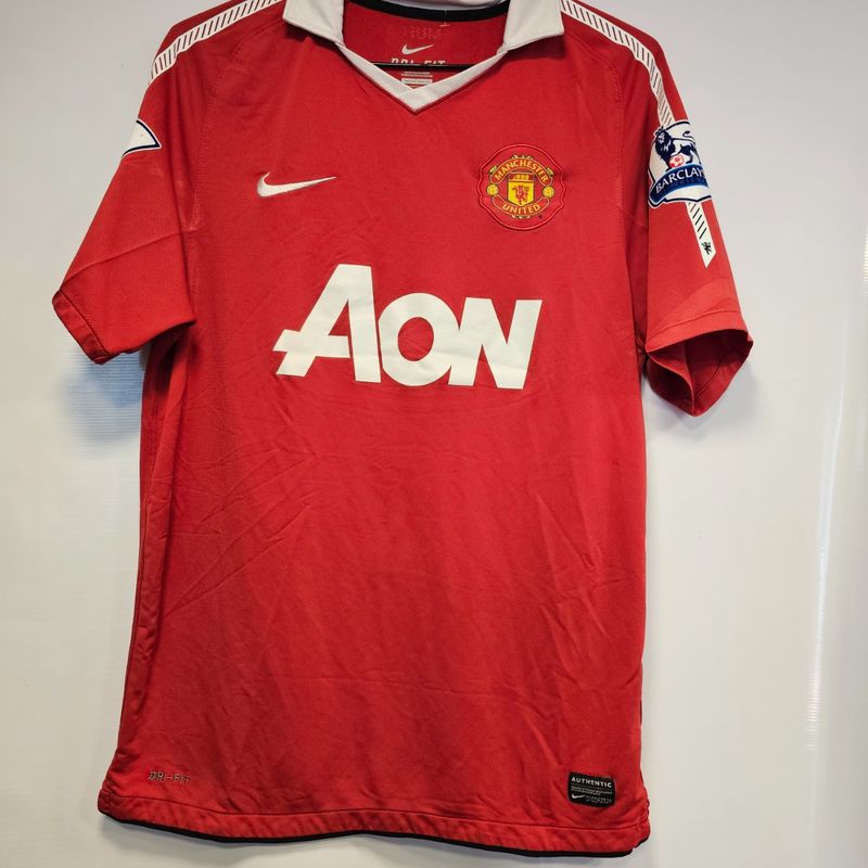 Camisa Manchester United Home 10-11 Giggs 11 Premier League