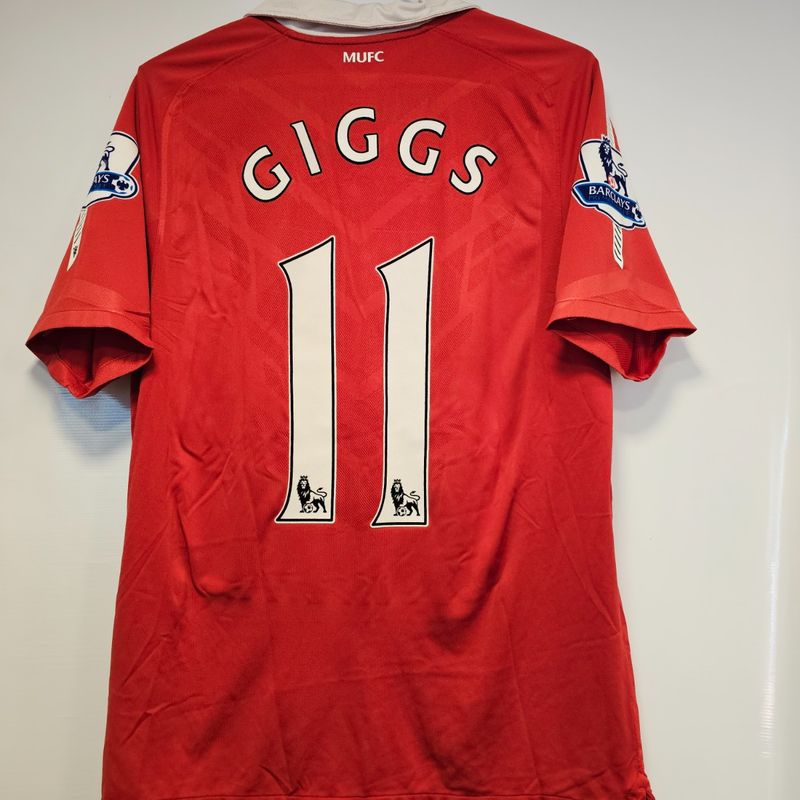 Camisa Manchester United Home 10-11 Giggs 11 Premier League