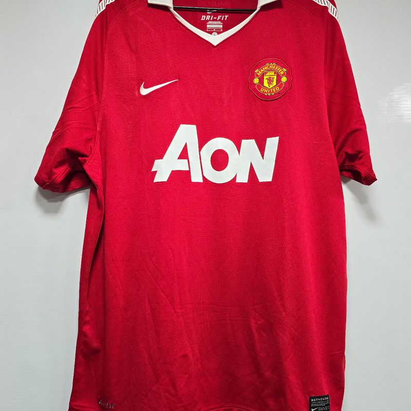 Camisa Manchester United Home 10-11 Rooney 10 Premier League