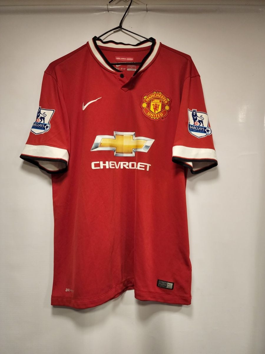 Camisa Manchester United Home 14-15 Di Maria 7 Premier League