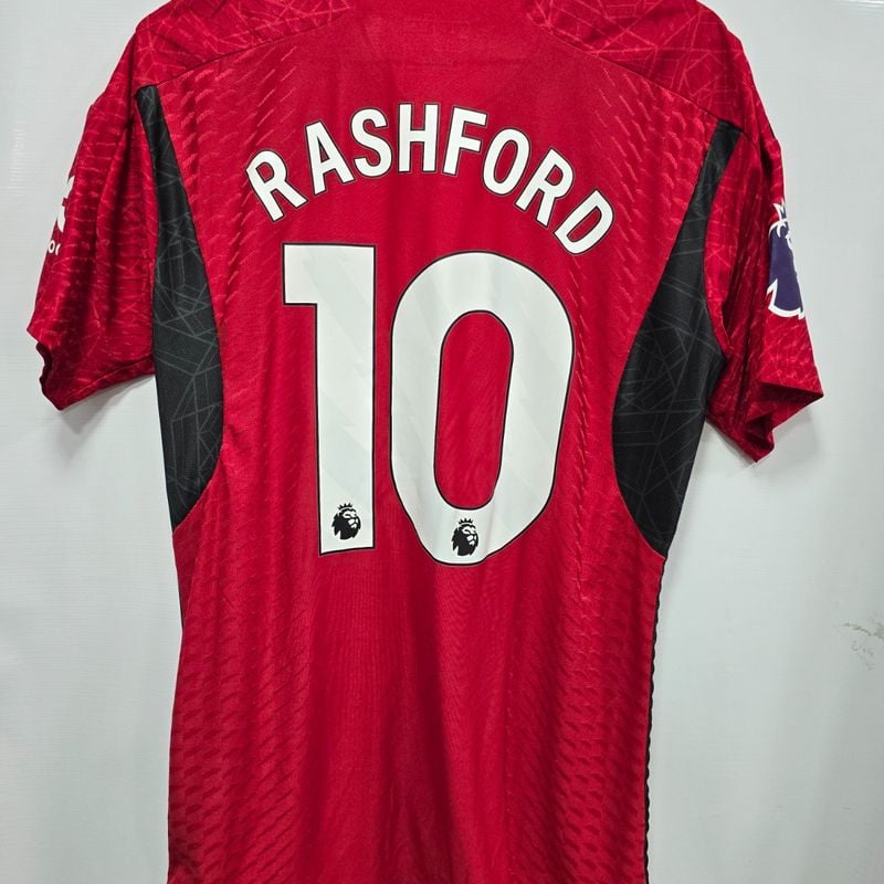Manchester United Rashford 10 ユニフォーム 2022-23 Manchester United Home Shirt Rashford #10 - 8/10 - (S)
