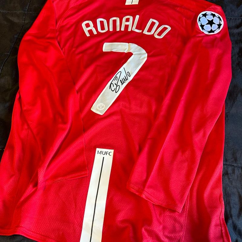 Real Madrid Cristiano Ronaldo CR7 #7 Jersey Final Champions Long Shirt