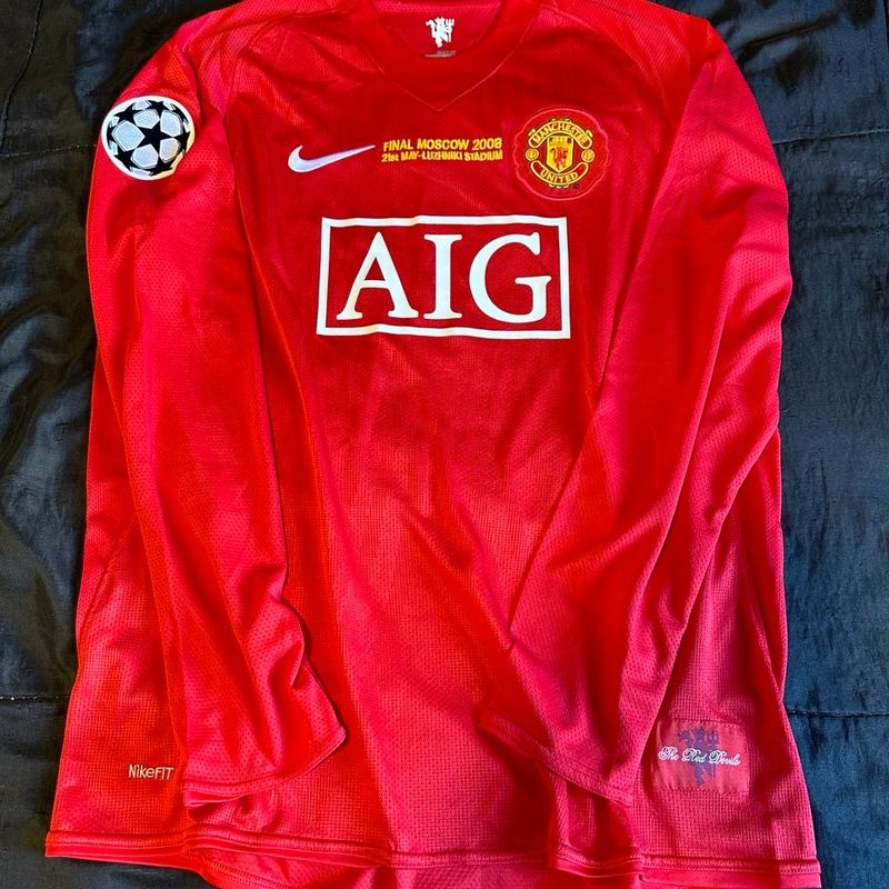 Camisa Manchester United Nike Cristiano Ronaldo #7 Autografada
