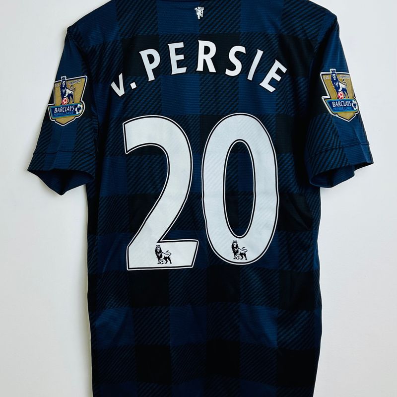 Camisa Manchester Utd. 2013/14 Uniforme 2 Van Persie #20 Premier