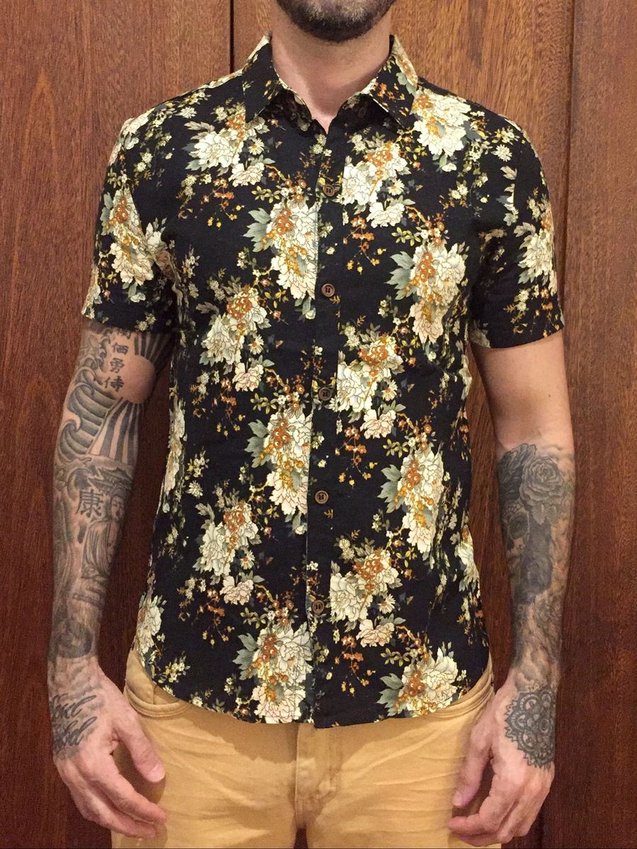 camisa manga curta vans