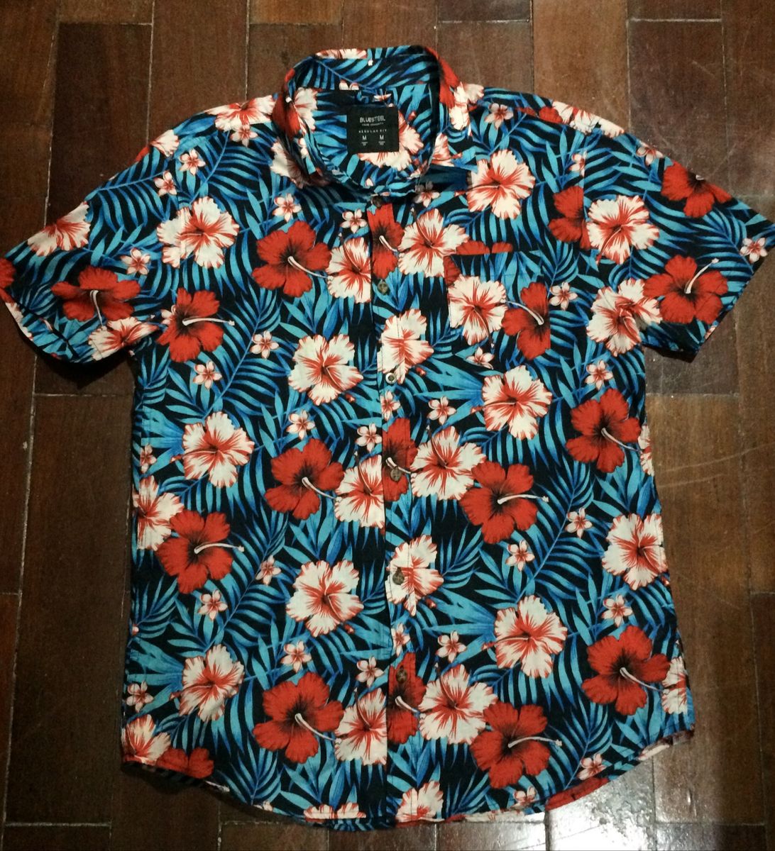 camisa social florida masculina renner