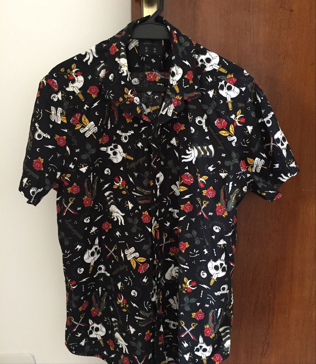 camisa estampada renner