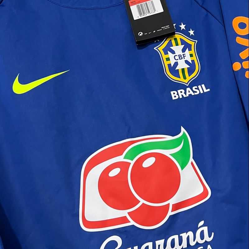 Camisa Polo Nike Cbf Seleção Brasileira Azul Celeste | Camisa Masculina  Nike Nunca Usado 90933244 | enjoei